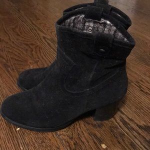 Black booties size 9